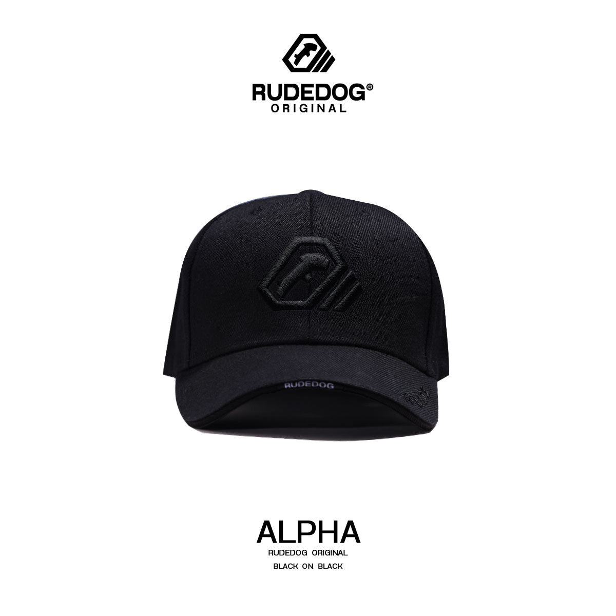 ALPHA CAP - ดำปักดำ