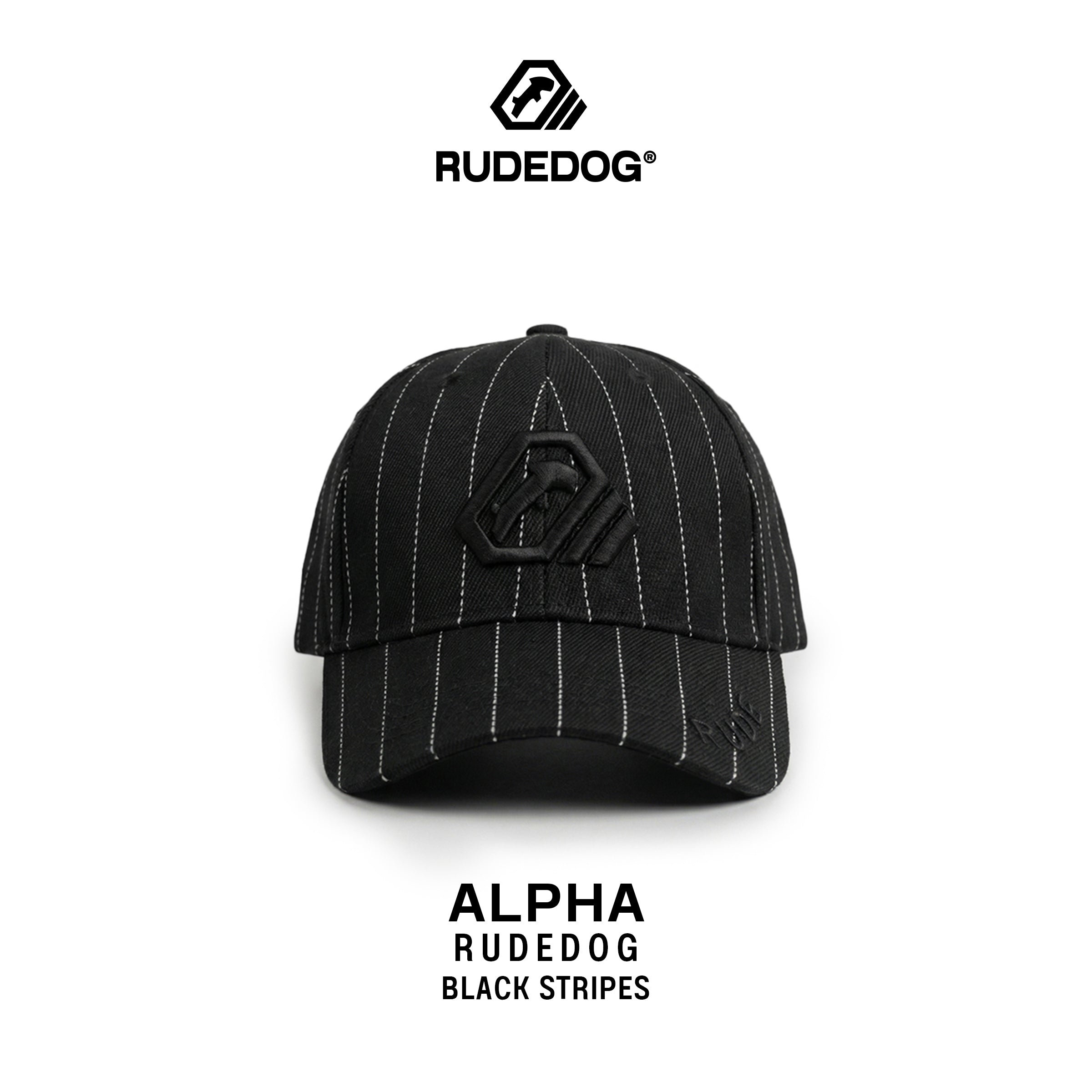 ALPHA CAP - ดำลายแถบ