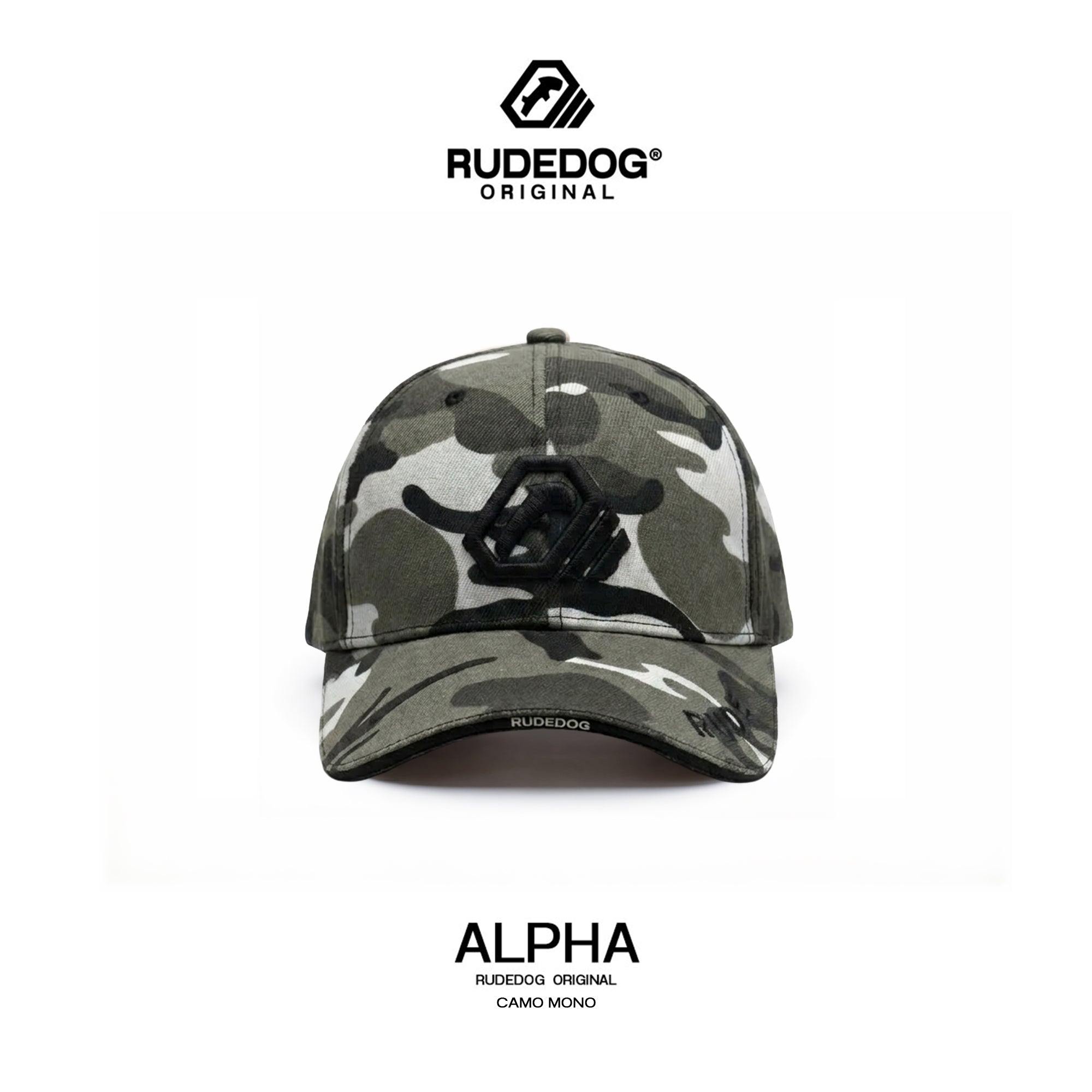 ALPHA CAP - ลายพรางโมโน